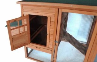 Gallinero Madera Madison Marrón/Verde 71x193x103