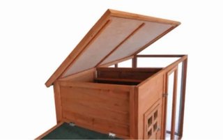 Gallinero Madera Madison Marrón/Verde 71x193x103