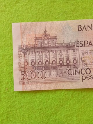 Billete 5000 Pesetas Banco de España 1979
