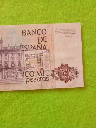 Billete 5000 Pesetas Banco de España 1979