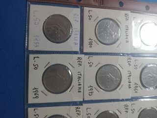 Cartella monete Repubblica Italiana