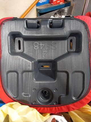 Silla coche Nania negra y roja