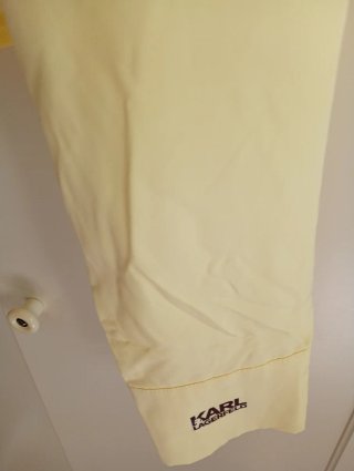 Camisa Karl Lagerfeld Mujer Corta Amarilla