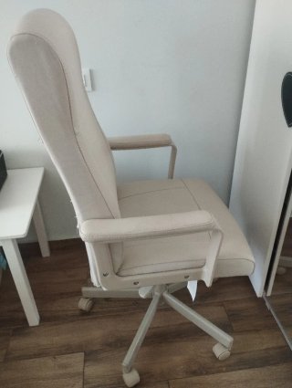 Silla de escritorio IKEA MILLBERGET ruedas beige