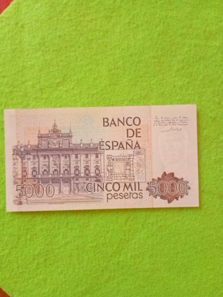 Billete 5000 Pesetas España 1979