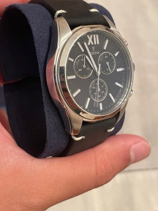Reloj Festina Hombre Negro/Plata