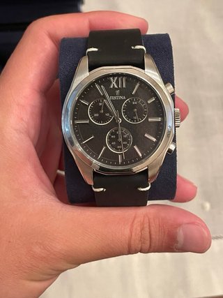 Reloj Festina Hombre Negro/Plata