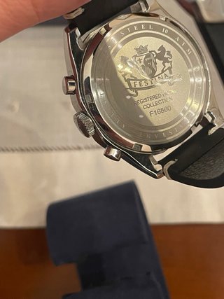 Reloj Festina Hombre Negro/Plata