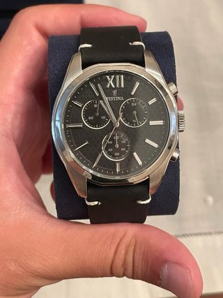 Reloj Festina Hombre Negro/Plata