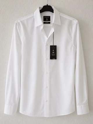 Camisa blanca Primark Slim Fit Talla S
