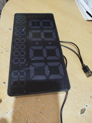 Reloj Digital LED Negro y Rojo