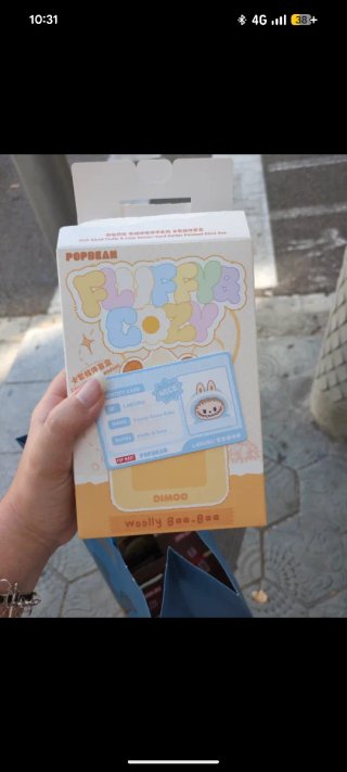 Labubu Funda Tarjeta POPBEAR Fluffy Cozy