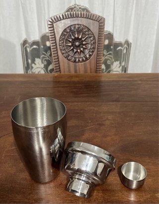 Shaker Cocktail Cobbler in Acciaio Inox – 3 Pezzi