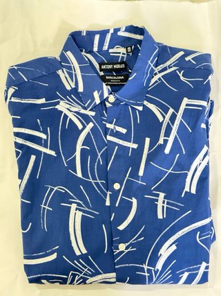 Camicia Antony Morato M Blu/Bianco Fantasia