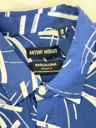 Camicia Antony Morato M Blu/Bianco Fantasia