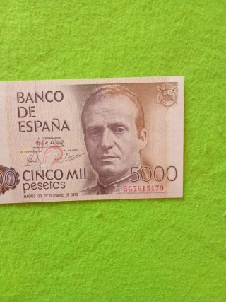 Billete 5000 Pesetas España 1979