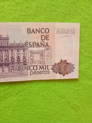 Billete 5000 Pesetas España 1979