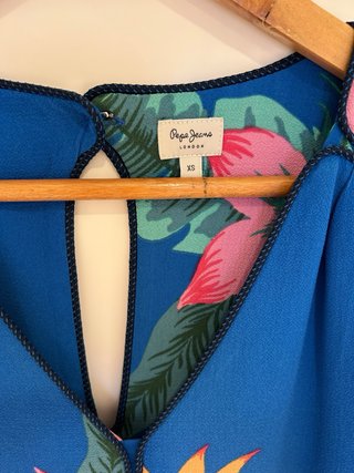 Vestido Pepe Jeans floral azul