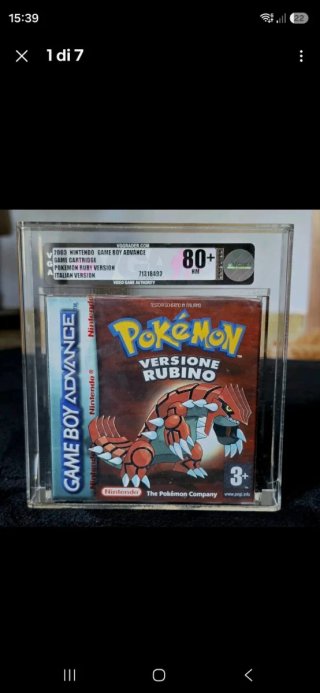 Pokémon Versione Rubino VGA 80+ Game Boy Advance