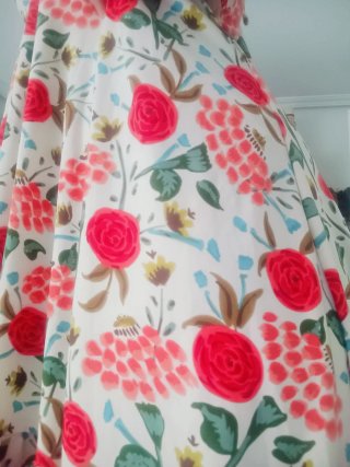 Vestido Verano Flores Talla XS
