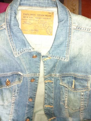 Cazadora vaquera Zara Hombre Talla L
