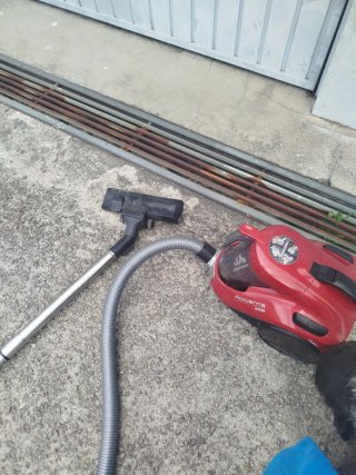 Aspiradora Rowenta sin bolsa roja