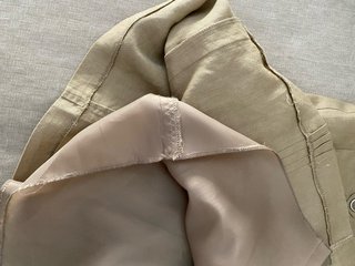 Falda Lino Beige Talla 42