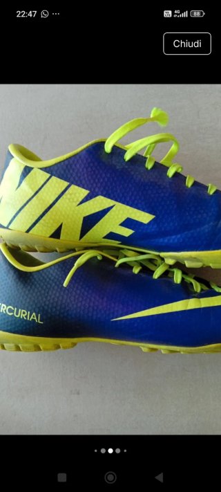 Scarpe Calcio Nike Mercurial Viola/Giallo