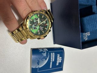 Reloj Festina Timeless Chronograph F2054 Oro Verde