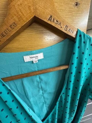 Vestido asimétrico lunares talla 36