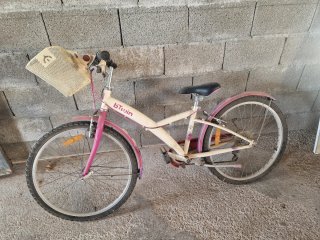 Bicicleta Btwin Naranja  Y/o bici blanca y rosa