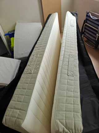 2 colchones 90x200 con funda