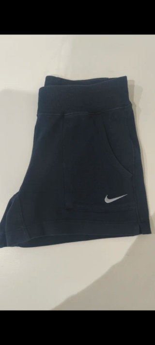 Pantalón corto Nike algodón negro Talla 8-10 años