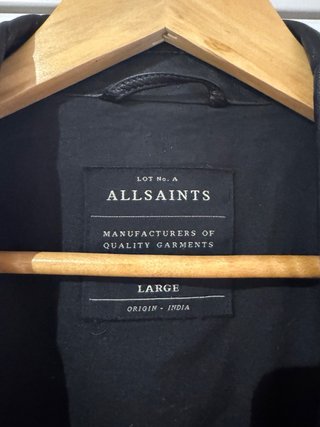 Chaqueta Cuero All Saints Talla L