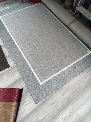 Alfombra Vinilo Teplon Premium Gris 120x170