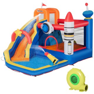 Gioco Gonfiabile Spazio 3-8 Anni con Borsa e Toppe