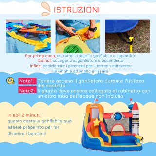 Gioco Gonfiabile Spazio 3-8 Anni con Borsa e Toppe