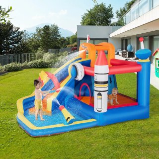Gioco Gonfiabile Spazio 3-8 Anni con Borsa e Toppe