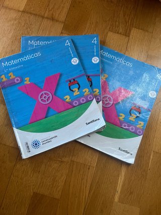 Libro Matemáticas 4 de Primaria.