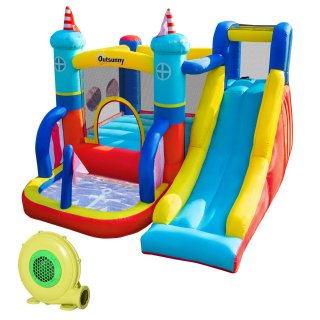 Castello Gonfiabile 4 in 1 Bimbi 3 8 Anni Piscina