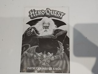 Libro de instrucciones Heroquest 1989