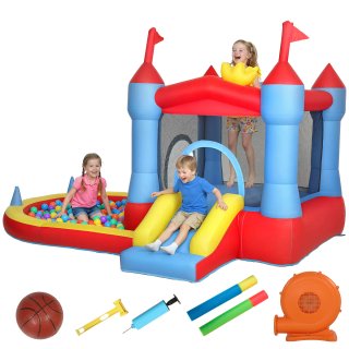 Castello Gonfiabile per Bambini con Trampolino
