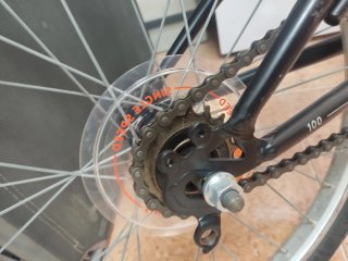 Bicicleta Plegable Oxylane Negra