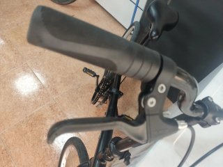 Bicicleta Plegable Oxylane Negra