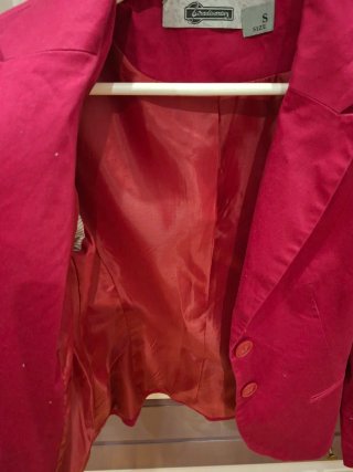 Chaqueta roja mujer Talla S