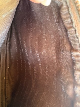 Bolso Burberry Vintage Cuadros Marrón Beige