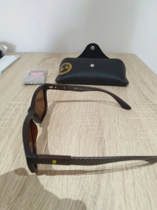 Gafas de Sol Ray-Ban Ferrari Negras Marrones