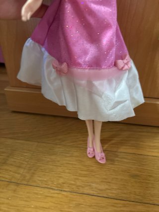 Muñeca Barbie Cenicienta Vestido Rosa