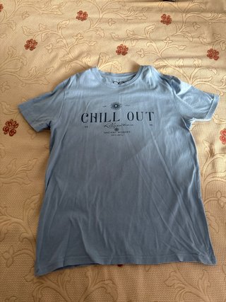Camiseta Milano Azul Manga Corta
