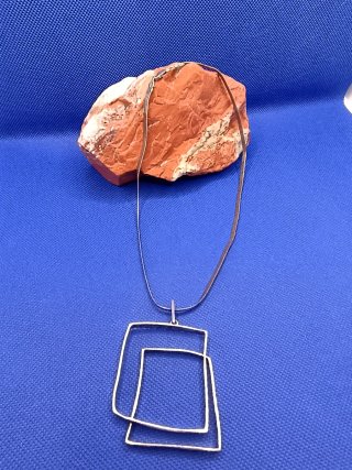 Collar geométrico vintage Joidart Plata Ley 925